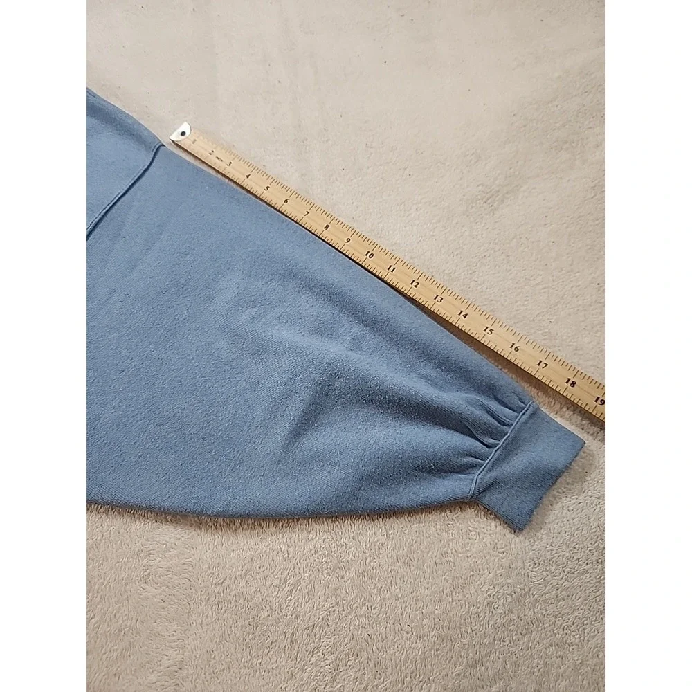 Free People Blue Oversized Tunic Shirt Blue Size Small - Picture 7 of 7